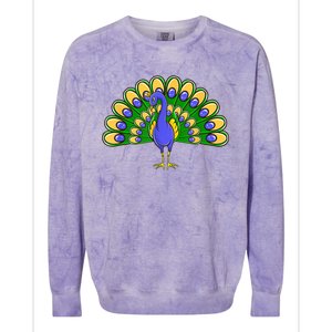 Peacock Bird Love Peacock Birds Peacock Lover Colorblast Crewneck Sweatshirt