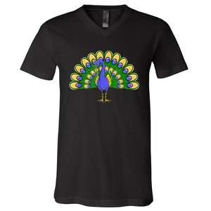 Peacock Bird Love Peacock Birds Peacock Lover V-Neck T-Shirt