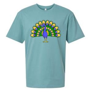 Peacock Bird Love Peacock Birds Peacock Lover Sueded Cloud Jersey T-Shirt