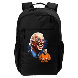 President Biden Laughing / Trump To Jail Antitrump Daily Commute Backpack