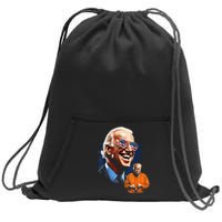 President Biden Laughing / Trump To Jail Antitrump Sweatshirt Cinch Pack Bag