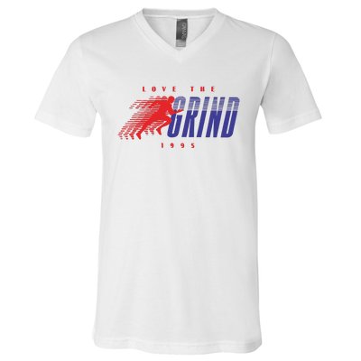 Phily Bowden Love The Grind 1995 V-Neck T-Shirt