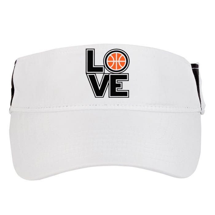 Player Basketball Love Heart Apparel Funny Valentines Day Adult Drive Performance Visor