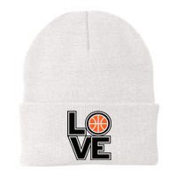 Player Basketball Love Heart Apparel Funny Valentines Day Knit Cap Winter Beanie