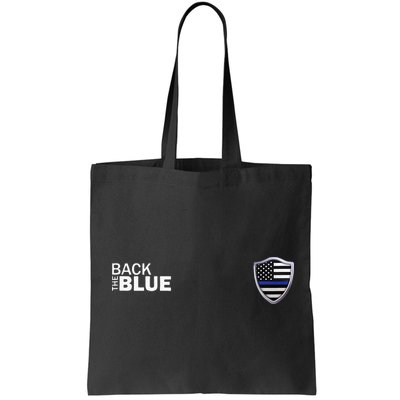 Police Blue Line US Flag Police Shield Blue Lives Matter Bag