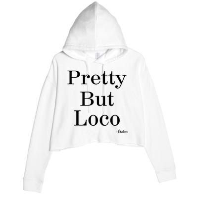 Pretty But Loco éTalon Crop Fleece Hoodie