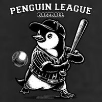 Penguin Baseball League 7 Panel Mesh Trucker Snapback Hat