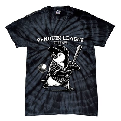 Penguin Baseball League Tie-Dye T-Shirt