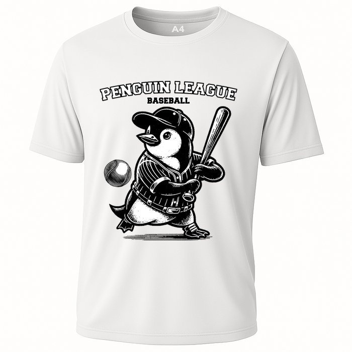 Penguin Baseball League Cooling Performance Crew T-Shirt