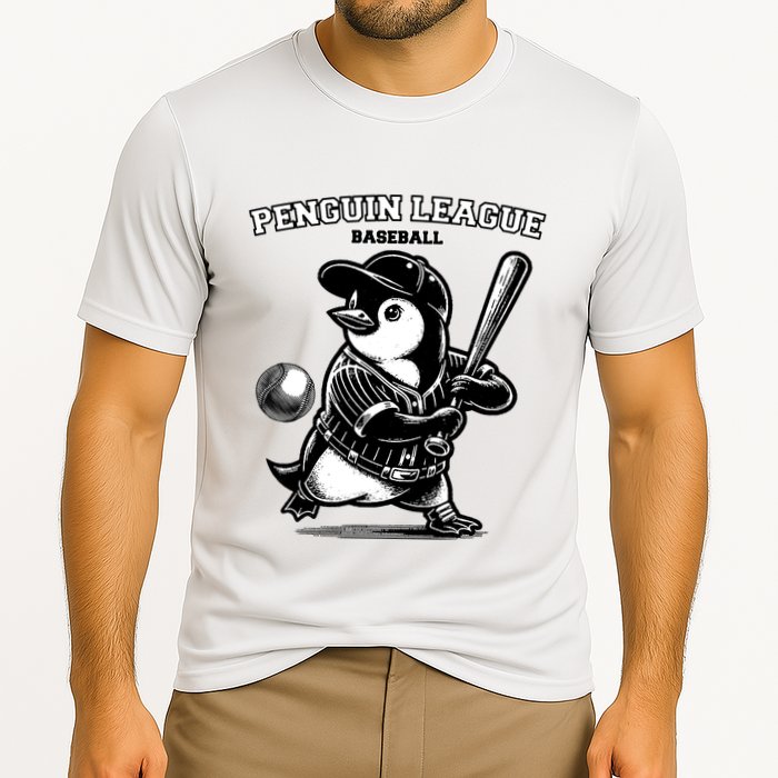 Penguin Baseball League Cooling Performance Crew T-Shirt