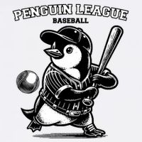 Penguin Baseball League Cooling Performance Crew T-Shirt
