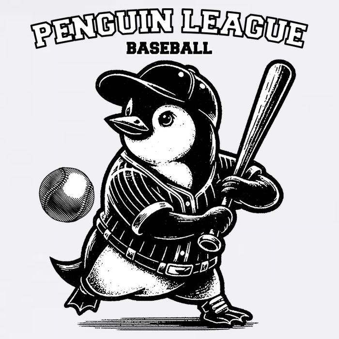 Penguin Baseball League Cooling Performance Crew T-Shirt