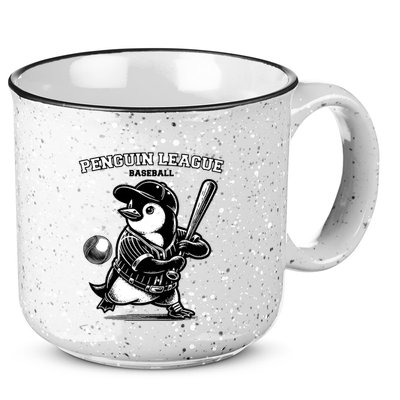 Penguin Baseball League 15oz Campfire Ceramic Mug