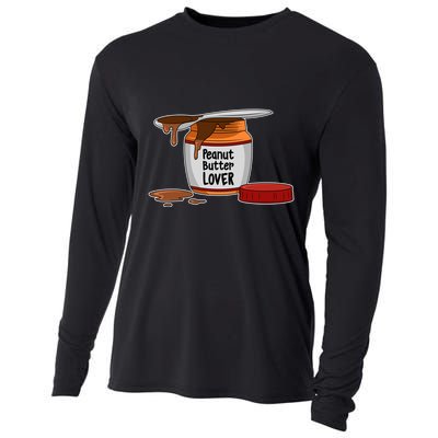 Peanut Butter Lover Costume Peanut Butter Cute Gift Cooling Performance Long Sleeve Crew