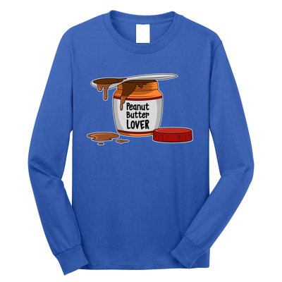 Peanut Butter Lover Costume Peanut Butter Cute Gift Long Sleeve Shirt