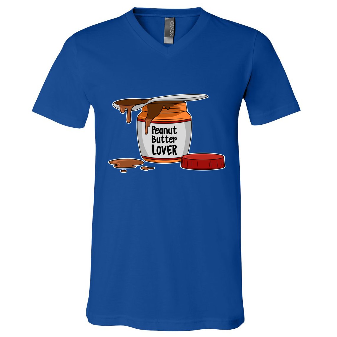 Peanut Butter Lover Costume Peanut Butter Cute Gift V-Neck T-Shirt