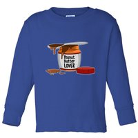 Peanut Butter Lover Costume Peanut Butter Cute Gift Toddler Long Sleeve Shirt