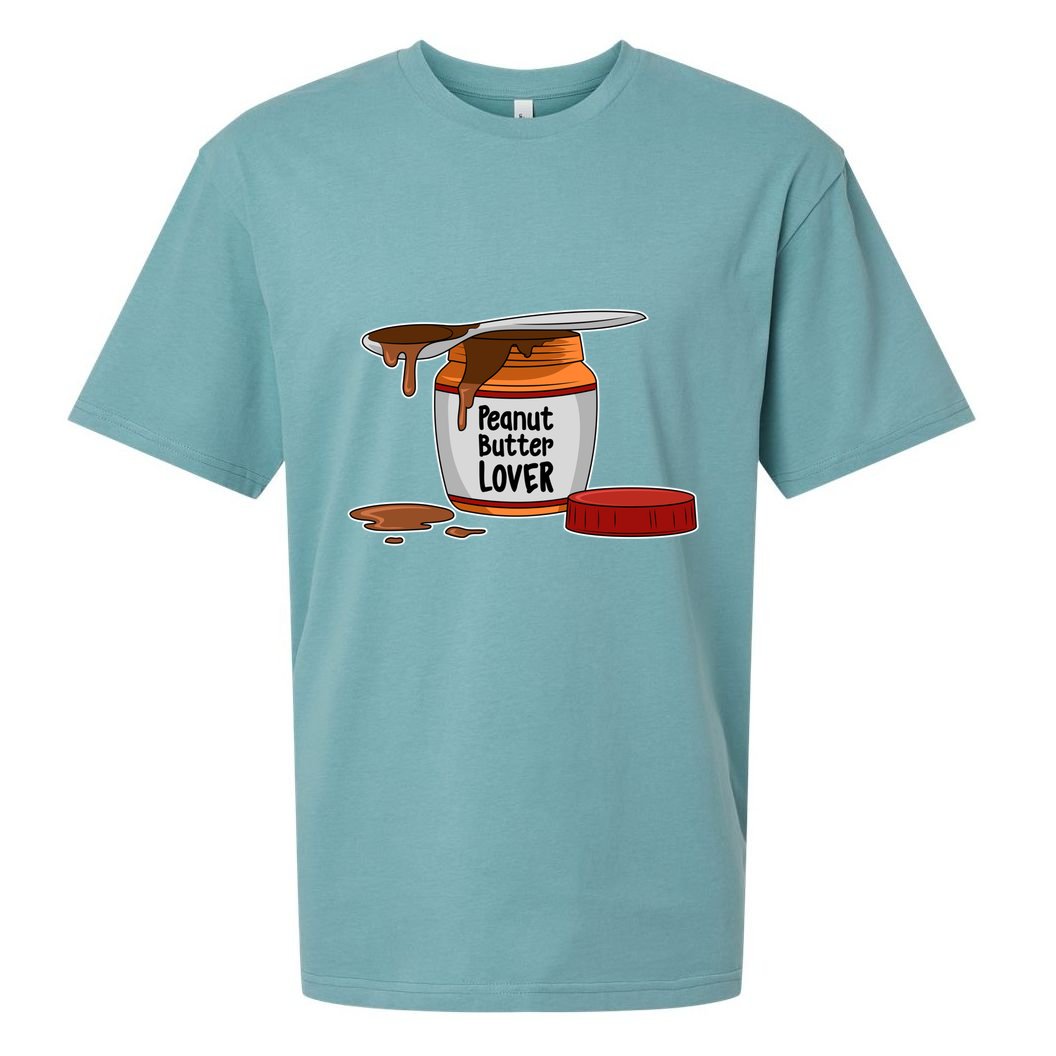 Peanut Butter Lover Costume Peanut Butter Cute Gift Sueded Cloud Jersey T-Shirt