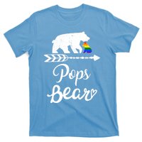 Pops Bear Lgbt Christmas Rainbow Pride Gay Lesbian Gift T-Shirt