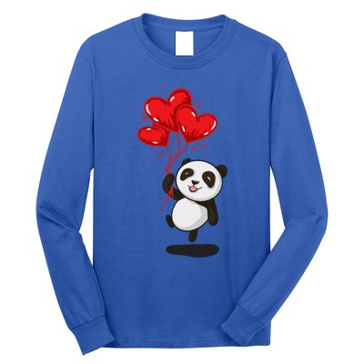 Panda Bear Love Valentines Day Meaningful Gift Long Sleeve Shirt