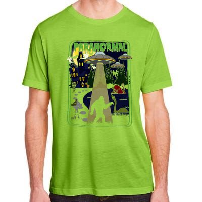 Paranormal Bigfoot Loch Ness Mothman Aliens Adult ChromaSoft Performance T-Shirt