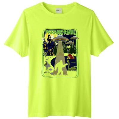 Paranormal Bigfoot Loch Ness Mothman Aliens Tall Fusion ChromaSoft Performance T-Shirt