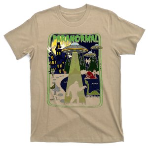 Paranormal Bigfoot Loch Ness Mothman Aliens T-Shirt