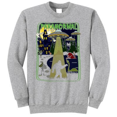 Paranormal Bigfoot Loch Ness Mothman Aliens Sweatshirt