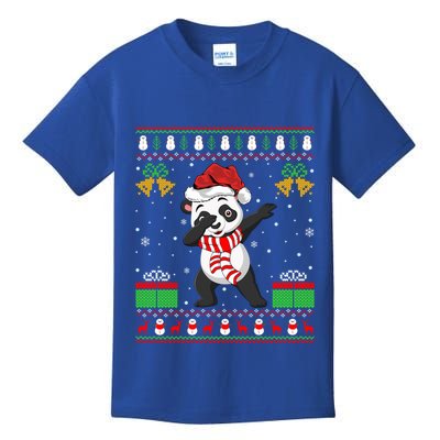 Panda Bear Lover Xmas Sweater Ugly Dabbing Panda Christmas Meaningful Gift Kids T-Shirt