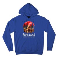 Papa Bear Like A Regular Grandpa Only Way Cooler Bear Gift Hoodie