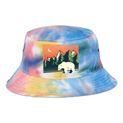 Polar Bear Landscape Tie Dye Newport Bucket Hat