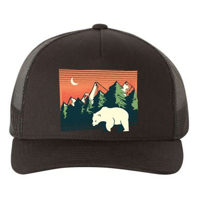 Polar Bear Landscape Yupoong Adult 5-Panel Trucker Hat