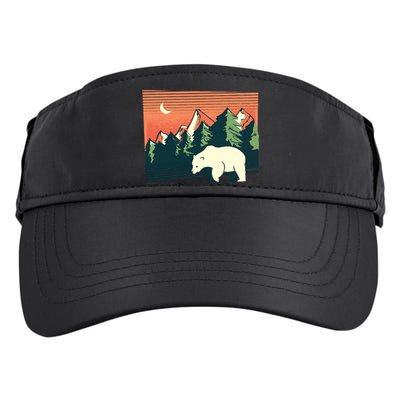 Polar Bear Landscape Adult Drive Performance Visor