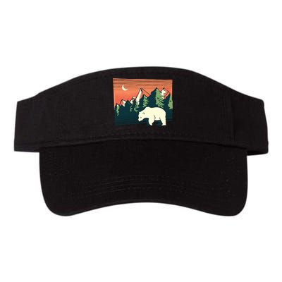 Polar Bear Landscape Valucap Bio-Washed Visor