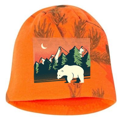 Polar Bear Landscape Kati - Camo Knit Beanie