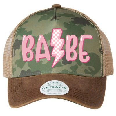 Pink Babe Lightning Bolt Little Legacy Tie Dye Trucker Hat