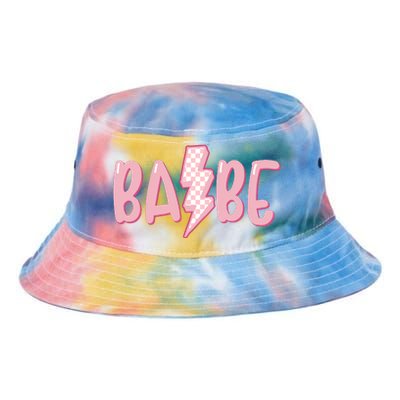 Pink Babe Lightning Bolt Little Tie Dye Newport Bucket Hat