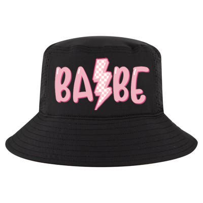 Pink Babe Lightning Bolt Little Cool Comfort Performance Bucket Hat