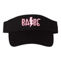 Pink Babe Lightning Bolt Little Valucap Bio-Washed Visor