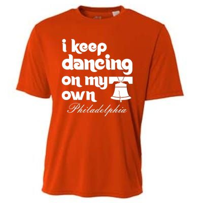 Philly Baseball Lovers Fans Keep I Keep Dancing On My Own Cooling Performance Crew T-Shirt