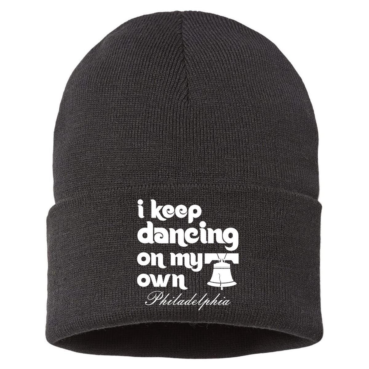 Philly Baseball Lovers Fans Keep I Keep Dancing On My Own Sustainable Knit Beanie