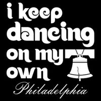 Philly Baseball Lovers Fans Keep I Keep Dancing On My Own Women's Crop Top Tee