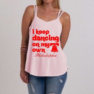 Philly Baseball Lovers Fans Keep I Keep Dancing On My Own Women's Strappy Tank