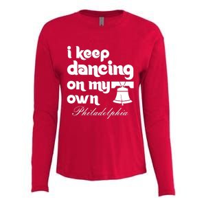 Philly Baseball Lovers Fans Keep I Keep Dancing On My Own Womens Cotton Relaxed Long Sleeve T-Shirt