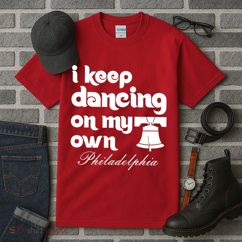 Philly Baseball Lovers Fans Keep I Keep Dancing On My Own Tall T-Shirt