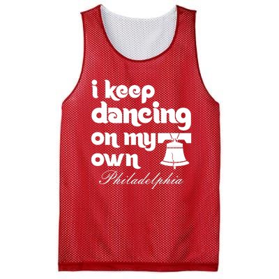 Philly Baseball Lovers Fans Keep I Keep Dancing On My Own Mesh Reversible Basketball Jersey Tank