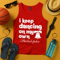 Philly Baseball Lovers Fans Keep I Keep Dancing On My Own Tank Top