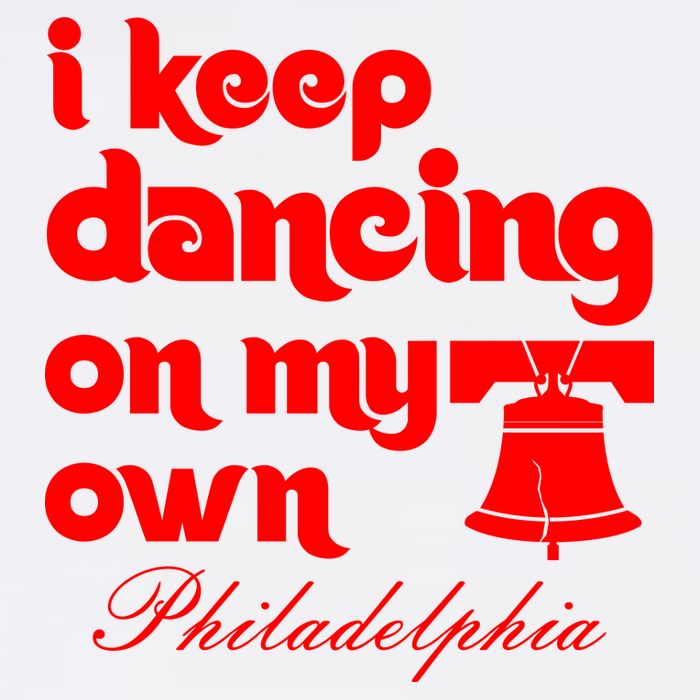 Philly Baseball Lovers Fans Keep I Keep Dancing On My Own Garment-Dyed Sweatshirt