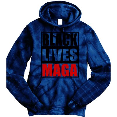 Protrump Black Lives Maga Tie Dye Hoodie