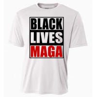 Protrump Black Lives Maga Cooling Performance Crew T-Shirt